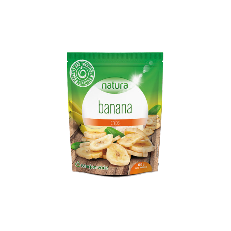 Natura banana chips 100g
